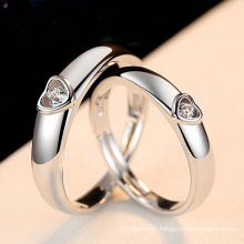 Newest design couple valentine's day engagement tanishq diamond love finger ring